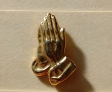 Hands of Prayer Lapel Pin