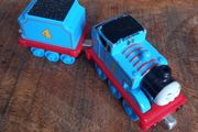 Die cast Thomas the Tank  engine train with wagon