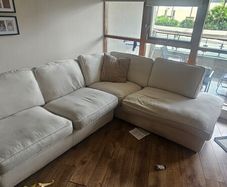 L Seater sofa in cream