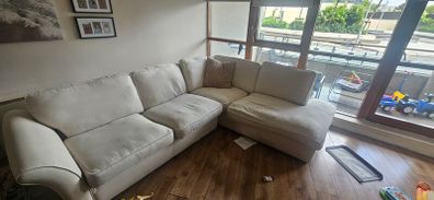 L Seater sofa in cream