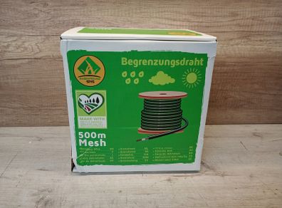 500 m Mesh Boundary Cable + 10 Cable Connectors for Robotic Lawnmower