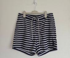 Small, Brand-New Without Tags Michael Kors Striped Men's Swim Trunks.