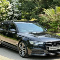 Audi A6 Estate Black S Line black edition