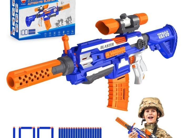 New Nerf Gun Toy Gun For Nerf Guns Automatic Machine Gun For Boys Girls ...