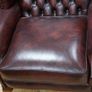 Leather Wingback Armchair Image 4