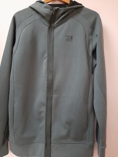 New dark grey hoodie tag attached