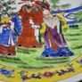 Large Vintage Chinese Hand Painted Mid 20th Century Charger / Plate Image 5
