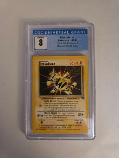 Pokemon Electabuzz movie promo #2 1999 CGC 8