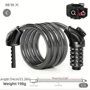 Bike Lock 5 digit