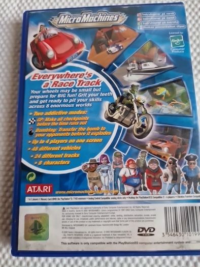 Micromachines PlayStation2 Ps2 Games Original
