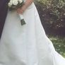 Wedding dress with red detail Image 4