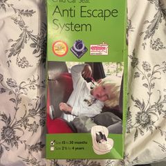 5 point plus car seat anti escape system