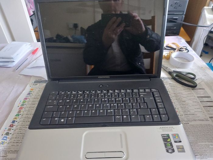 Compaq Presario CQ50, AMD Sempron SI-40, 2.0GHz, 1GB Ram, Windows 7, 32 Bit, Firefox, Opera and chrome, excellent cosmetic condition, Vintage Laptop