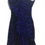 Karen Millen Ladies Blue & Black Silk Animal Print Special Occasion Dress Uk 10/12 Includes Postage Image 2