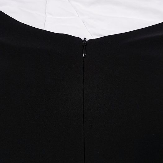 Joseph Ribkoff Black Grey Pinstripe Corporate Bodycon Midi Sheath Dress 10UK/38EU