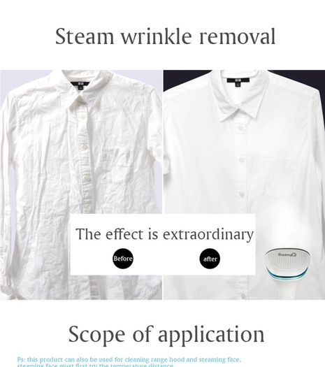 saengQ Steam Iron Garment Steamer Handheld Fabric 1500W Travel Vertical 280ml Mini Portable Home Travelling For Clothes Ironing
