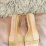 Zara Women Vinyl Mules with Methacrylate Heels Size 39 Image 10