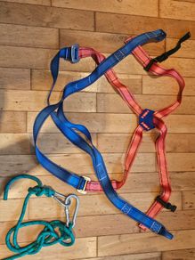 Safety Harness web lanyard roofers Heavy Duty adjustable