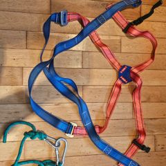 Safety Harness web lanyard roofers Heavy Duty adjustable