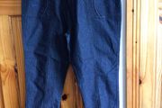 BNWTS Ladies Dark Blue Crop Denim Jeans Size 20 Including postage