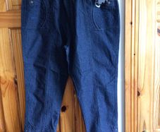 BNWTS Ladies Dark Blue Crop Denim Jeans Size 20 Including postage