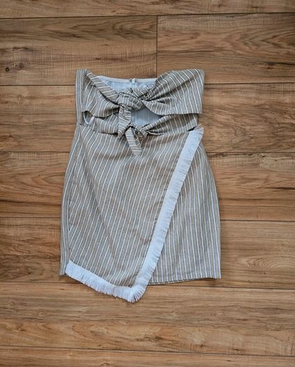 Runaway The Label Cotton Striped Dress