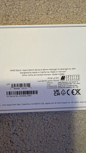Apple Watch series 9 original box
