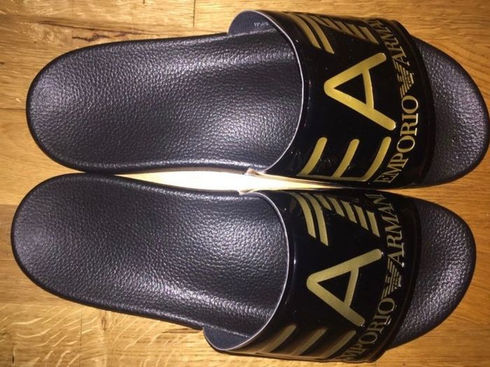 Emporio Armani Sliders size 45 brand new with tag