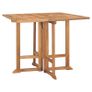 5 Piece Folding Outdoor Dining Set Solid Teak Wood Image 6