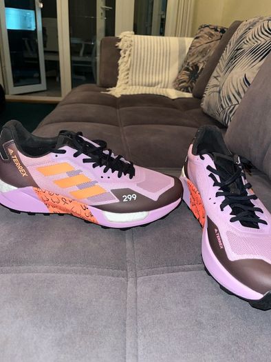 Adidas Terrex Agavic Ultra Bliss Lilac Purple Runners