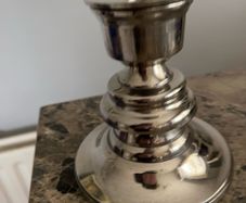 silver plated candlestick