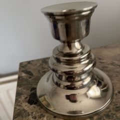 silver plated candlestick