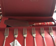 Aynsley Fairisle Pastry Set