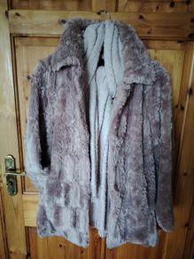 Fur Coat  Size 8-10