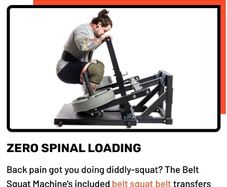 Full Commercial Bells Of Steel Gym Belt Squat!!