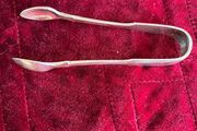 silver plated sugar tongs