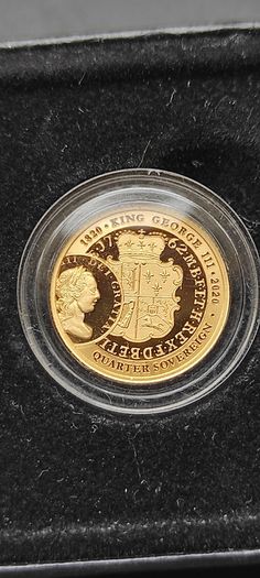 Gold coin Quater Sovereign - Elizabeth II