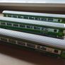 Irish Rail Silver Green Intercity coaches x3 Image 3