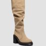 Dr.Martens Kasey Suede High Knee Heeled Boots Image 2
