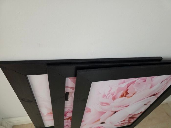 3 pictures with frame 53x72 cm