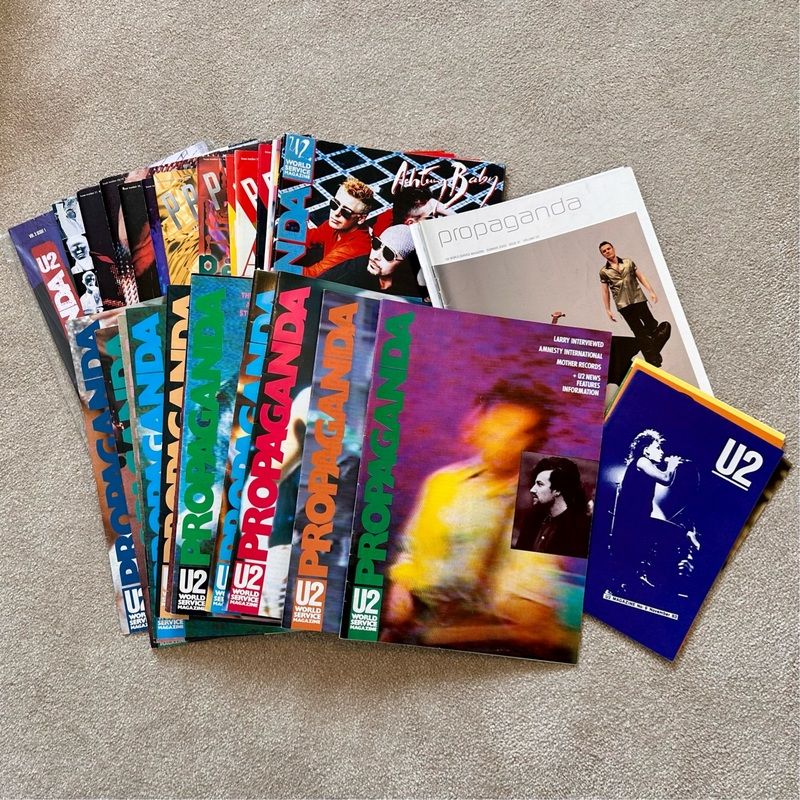 U2 Propaganda Official Fan Magazine 38 Issues For Sale in
