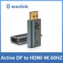 Wavlink Premium Active DisplayPort (Male) to HDMI (Female) UHD (4K@60Hz) (Aluminum Alloy/Gold Plated) Adapter (Brand New/Warranty) Image 3