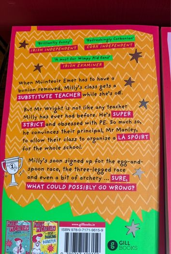 BRAND NEW - Milly McCarthy book set (4)