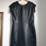 I.code Real Leather Dress Size Uk 14 (eu 42) Image 3