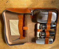 Vintage gilette men's travel kit