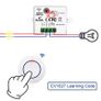 RF 433MHz Wireless 10A Relay Receiver Remote Control Light Switch 220V 110V Mini Round Button Wall Panel Switch For LED Lamp Image 2