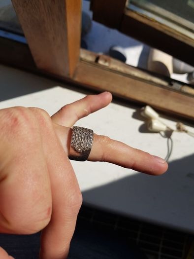 925 Silver Ring with stones