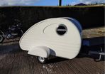 Tear drop caravan
