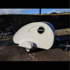 Tear drop caravan