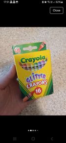 Crayola glitter crayons 16 pack
